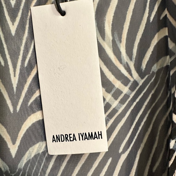 Andrea Iyamah Black and White Swim Coverup O/S - Picture 5 of 9